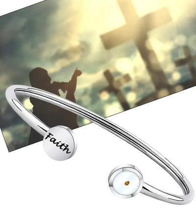 Mustard Seed Open Bangle