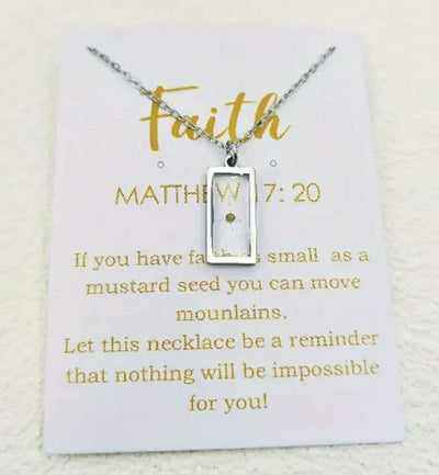 Mustard seed parable pendant